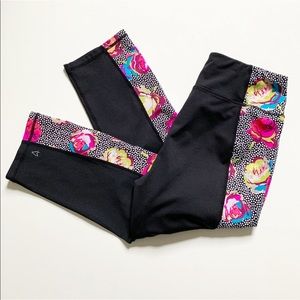 Betsey Johnson Give Love Get Love Floral Leggings